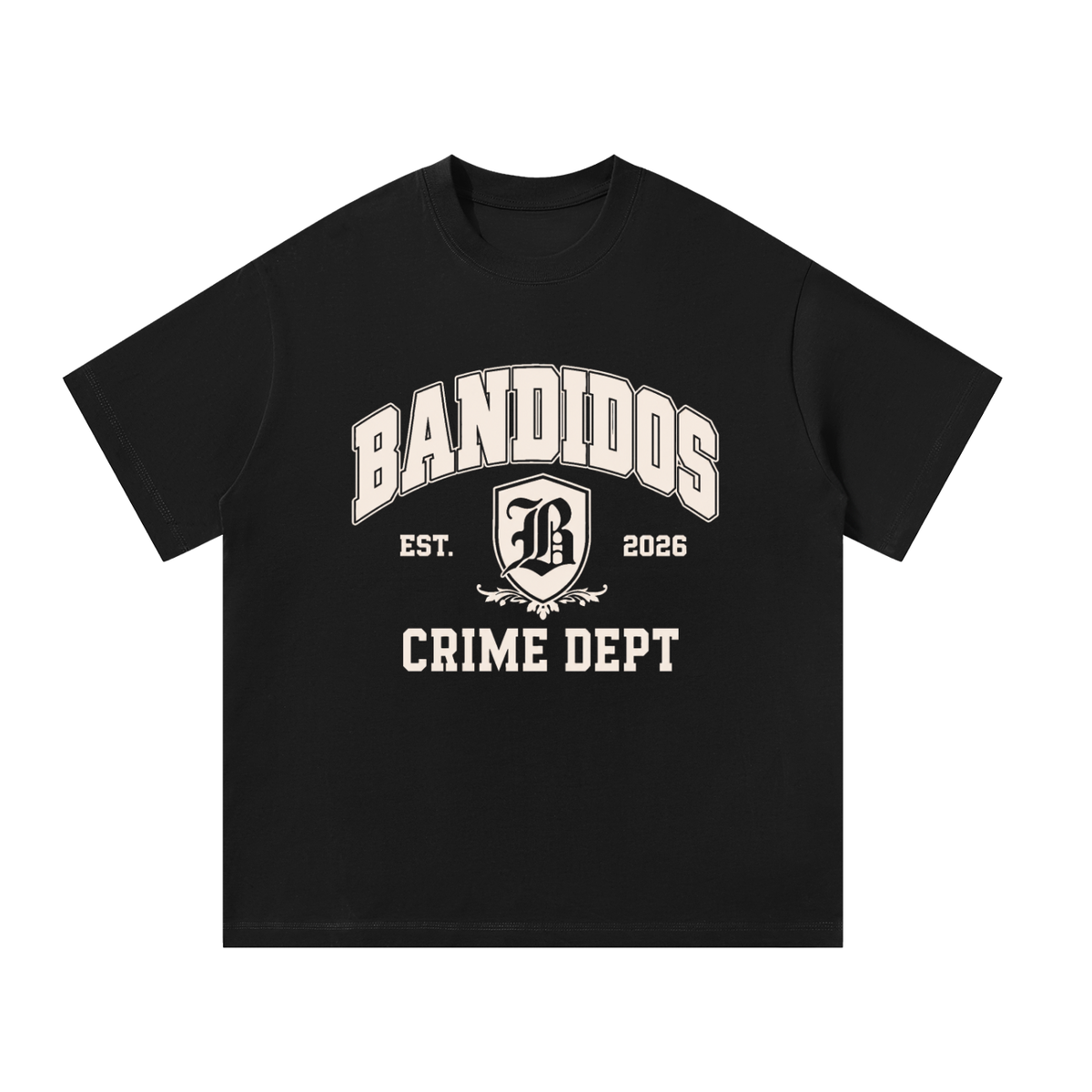 BANDIDOS CRIME DEPT TEE – BLACK
