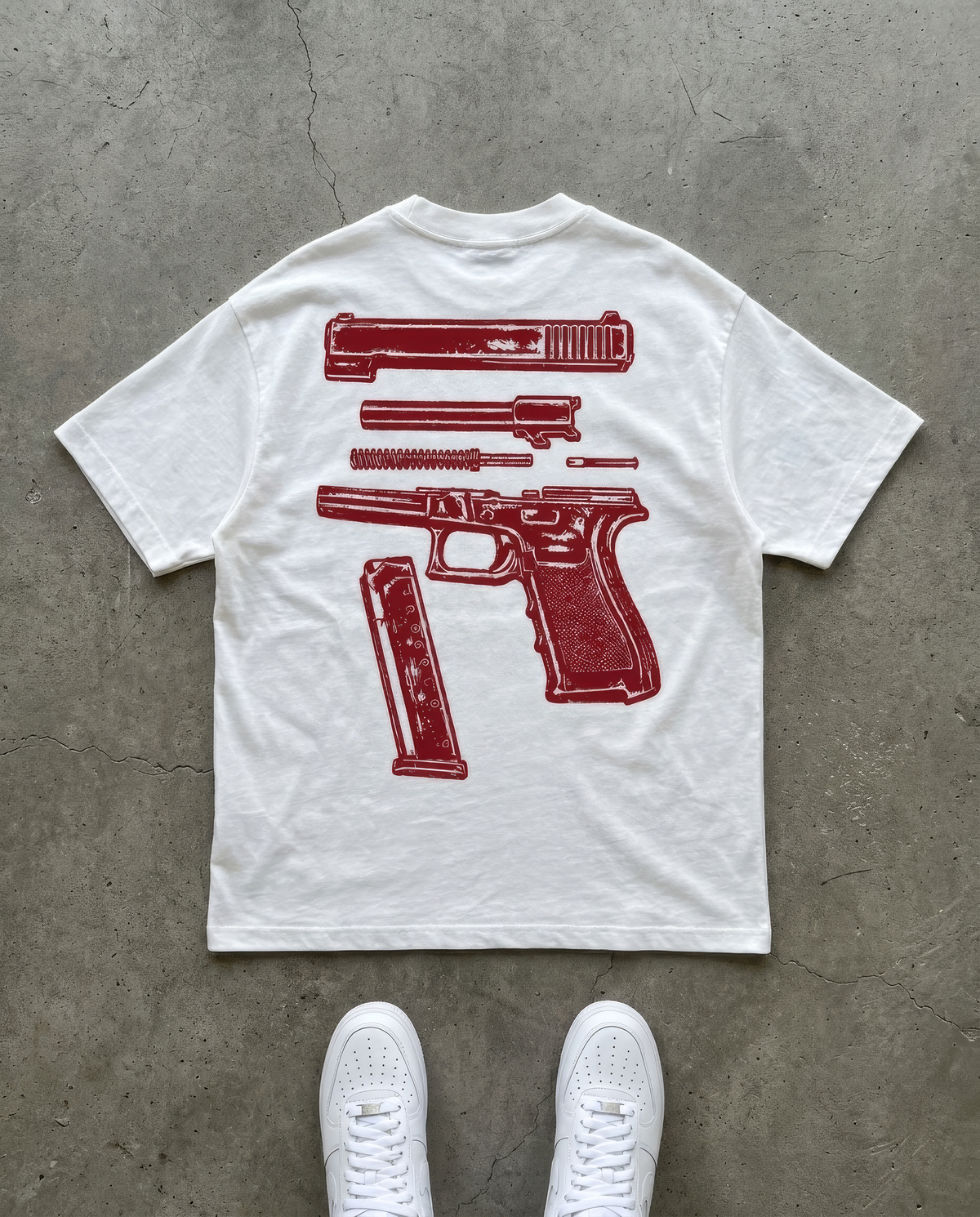 BANDIDOS BREAKDOWN TEE (back, flat lay)